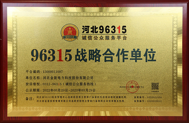 96315战略合作单位